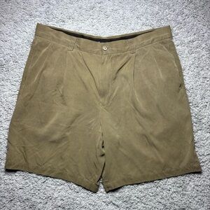 Tommy Bahama Shorts Mens 36 Silk Pleated Classic 4 Pockets Belt Loops Vacation